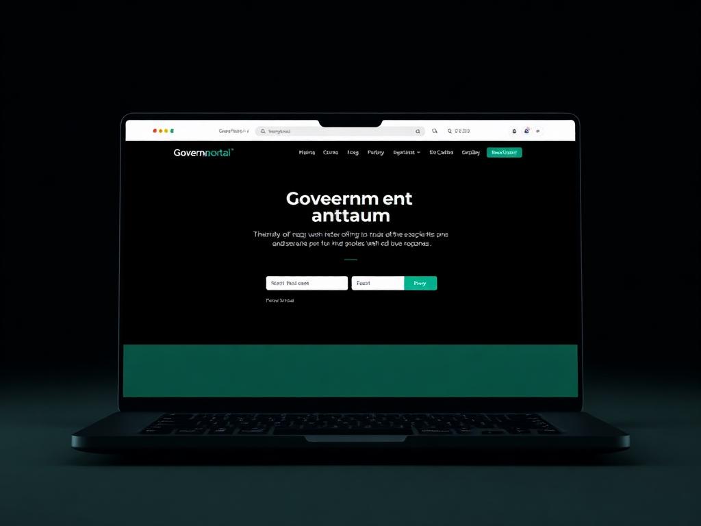 Government website design preview by Quick n Host